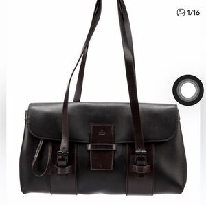 Gucci Black and Brown Satchel